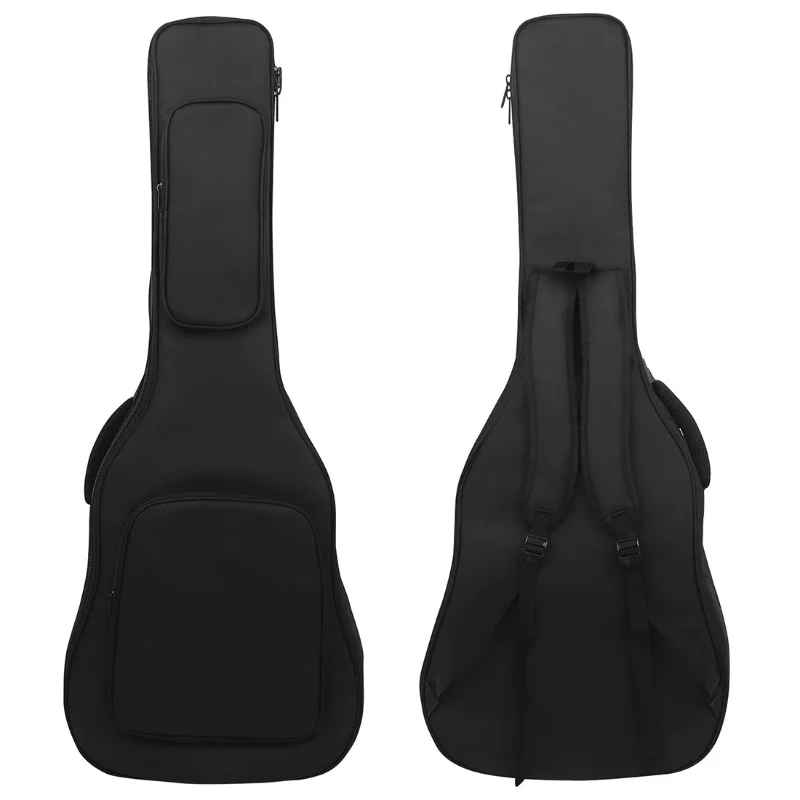 

40/41 Inch Waterproof Oxford Fabric Guitar Case Gig Bag Double Straps Padded Cotton Soft 600D Electric Bass Guitarra Backpacks