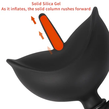 Inflatable Anal Plug Big Anal Dilator Expansion Sexy Toys For Men Prostate Massage G Spot Stimulator Women Pussy Opener 3