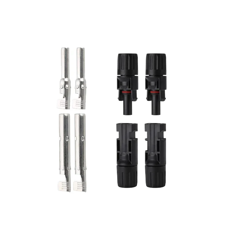 DC Solar Connector 1000V30A Panel Stecker IP67 waterproof Connectors Kit 200/100/40/20/10/5 Pcs for PV/MC Cable 2.5/4/6mm2
