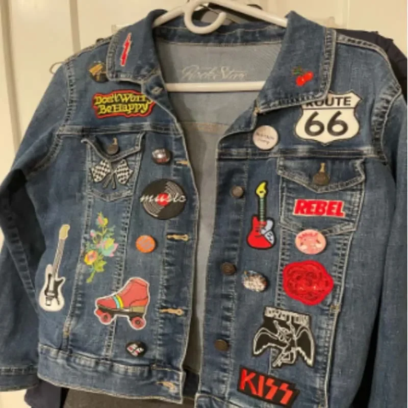 Circular Made In Me Time, Iron On Patches - Pack Of 2 - Foto 3