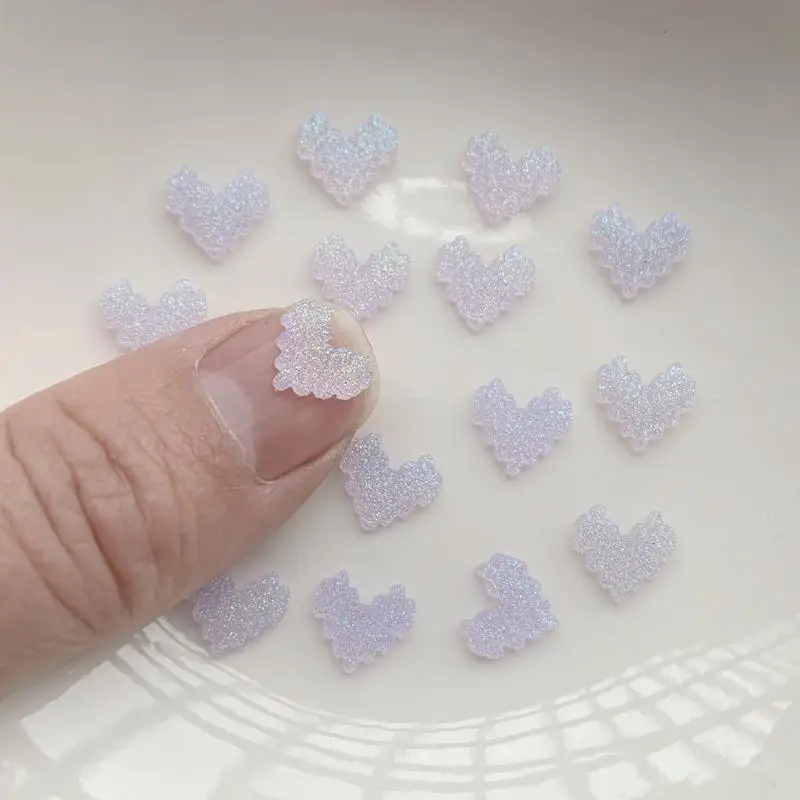 하트 모양 AB 레진 라인석 DIY 보석 장식, 플랫 백 웨딩 장식, 네일 모조 다이아몬드, 광석 얼굴, 100 개