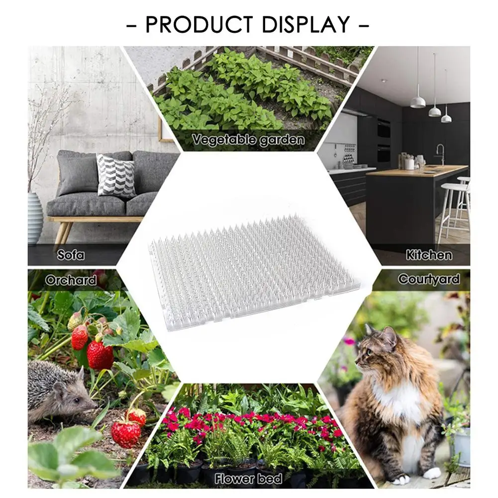 Pet Transparent Thorn Pad Indoor Outdoor Garden Thickened Anti-climbing Pad Protective Mat Cat Supplies cat scat mat,pet protective cover