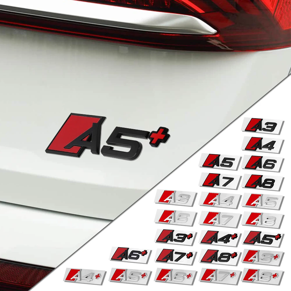 Adesivo Decorativo in Alluminio per Bagagliaio Auto, Accessori Styling per Audi A3 A4 A5 A6 A7 A8 RS TT S S3 S4 Q5 Q6 Q3 Q7 Q8 Quattro - immagine 2