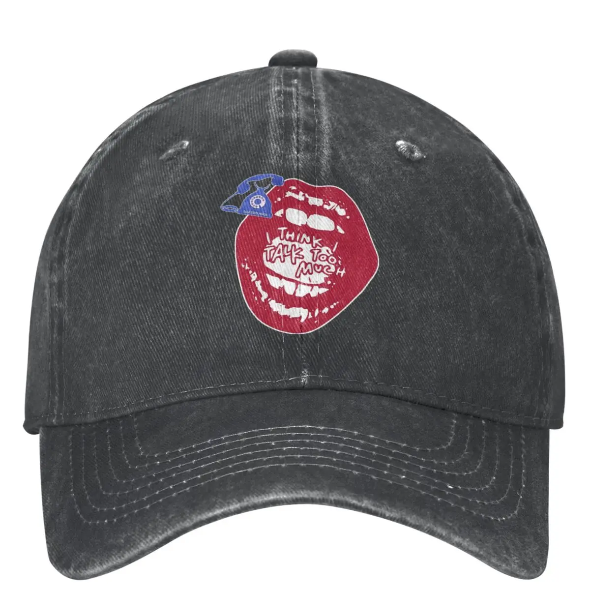 

Retro Talk Too Much Renee Rapp Singer Baseball Caps Unisex Style Distressed Denim Snapback Cap Outdoor Summer Caps Hat
