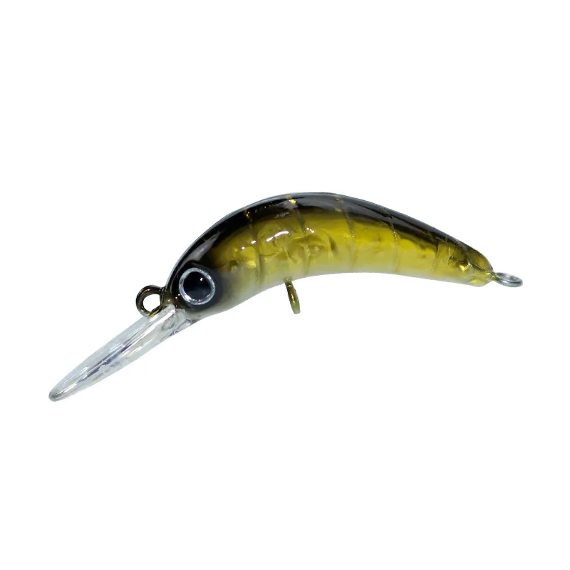 LETOYO 35mm 2.35g Sinking Minnow Micro Fishing Lure Mini Crankbait Wobblers  For Freshwater Stream Trout Baits Bass Perch Fishing