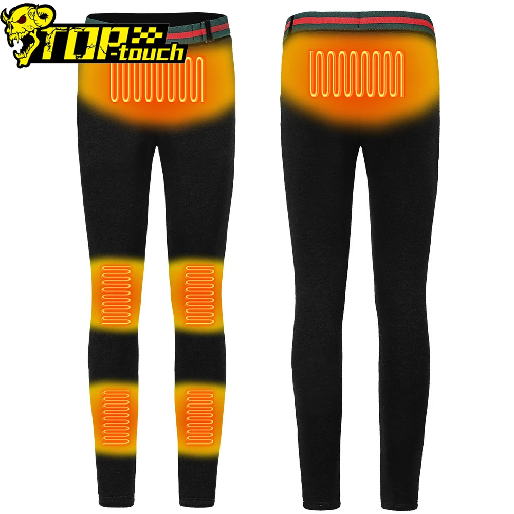 

Women Heating Pants 6 Ereas Heated Pants Elastic Waist USB Heated Sports Trousers Motorcycle Outdoor Casual Thermal Pants