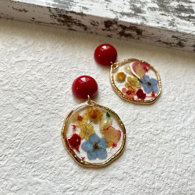 Boucle D'oreille Paparazzi Fleur De Cactus Bleu Turquoise - Pierres Simulées - Neuf Avec étiquettes