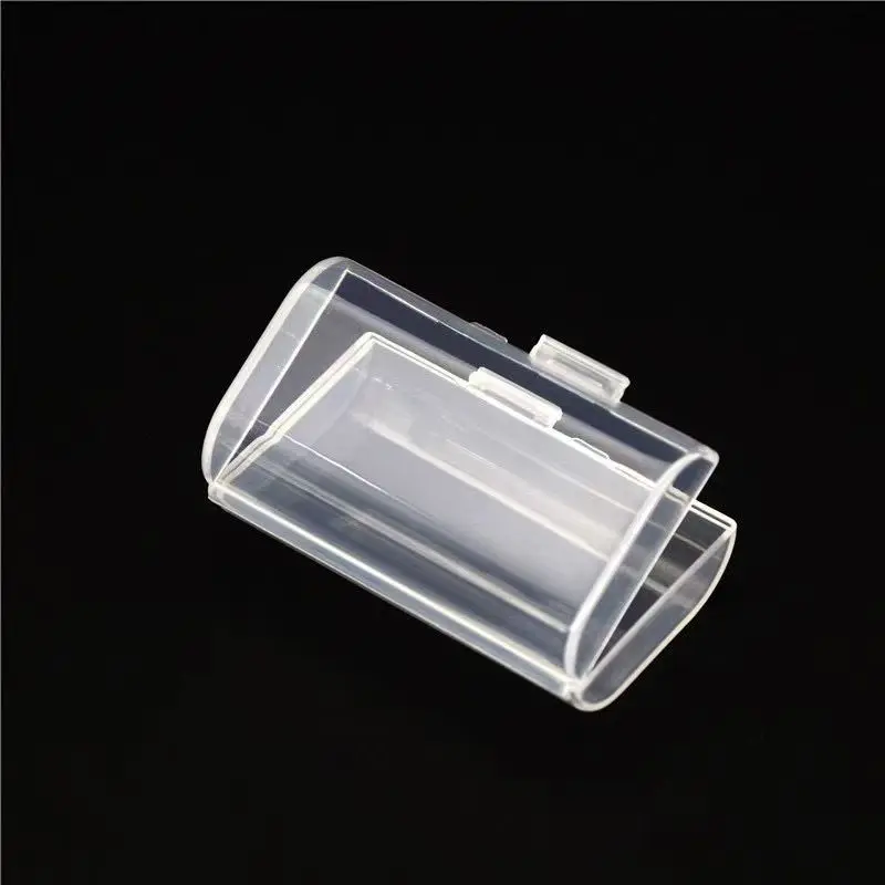 2/4/5/6/8개 투명 AA 배터리 보관 케이스, 각각 배터리 2개 수납 가능, 컴팩트하고 휴대 가능