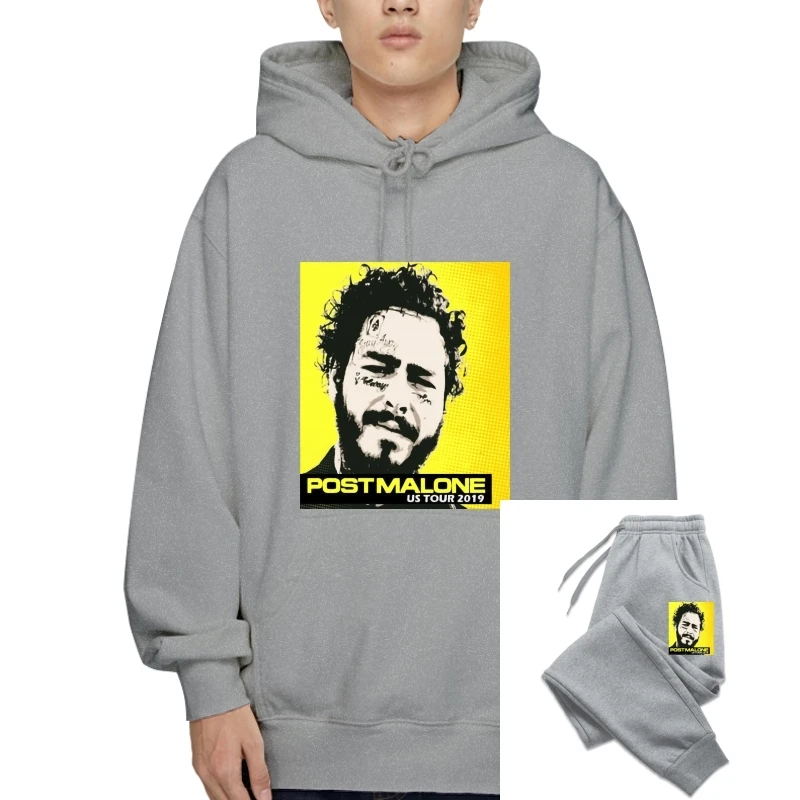 

Post Malone 2020 Runaway Tour Outerwear Hollywoods Bleeding Fleece S to 3XL 100% cotton men Outerwear Women Outerwear Hoody