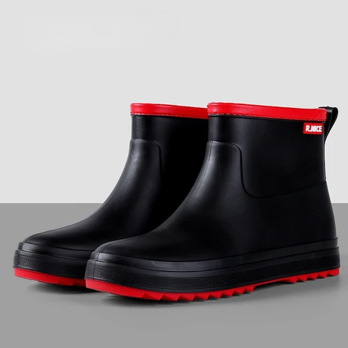 장화 여성 방수 고무 신발, 패션 발목 정원 Galoshes, 여성 작업 비 신발, 고무 장화, 여성 신발 7