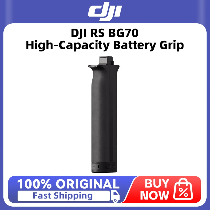 DJI RS BG70 High-Capacity Battery Grip Endurance 29.5 hours Rated