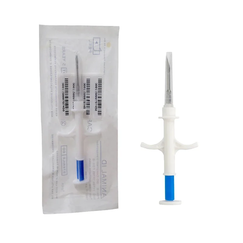 20PCS Animal Syringe ID Implant Pet Chip ISO11784/85 FDX-B RFID Injection Pet Microchip Dog Cat Identification pet microchip syringe