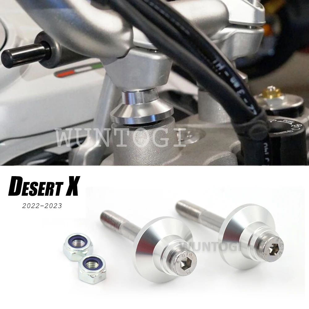 

2022 2023 Desert X New Motorcycle Accessories 20MM Handlebar Riser Handlebar Riser Bar Mount Handle Clamp For Ducati DesertX