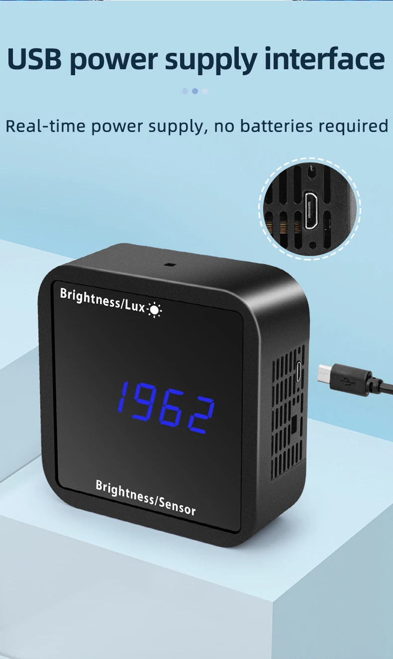 Tuya Smart WiFi/Zigbee Light & Temp/Humidity Sensor, Alexa Compatible for Smart