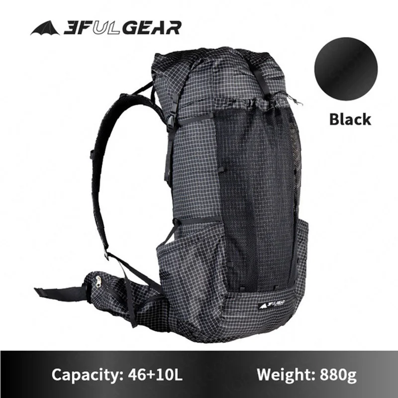 3F UL GEAR QIDIAN PRO 백팩, 초경량 880g, 야외 스포츠 가방..