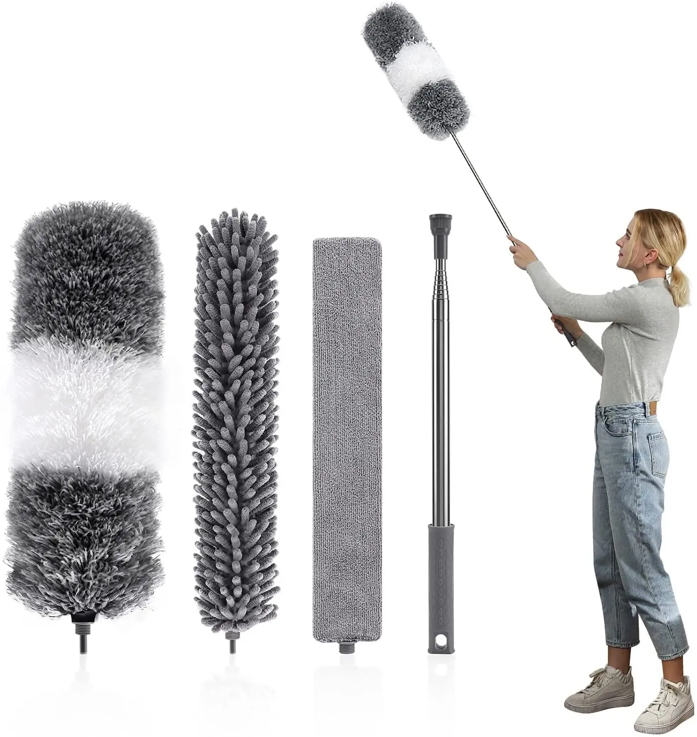 Chenille Microfiber Handle Flexible Washable Duster Cleaner for Home -  China Dusters for Cleaning and Duster Brush price