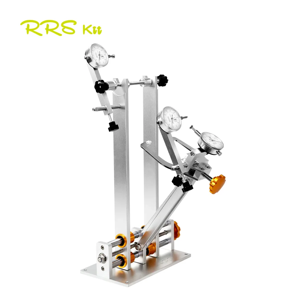 RRSKIT Professional Bicycle Wheel Truing Stand With Dial Indicator