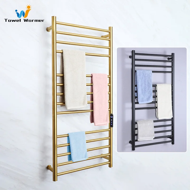 Electric Towel Rack Bathroom Electric Heated Towel Rail Stainless Steel Towel Warmer Smart Control