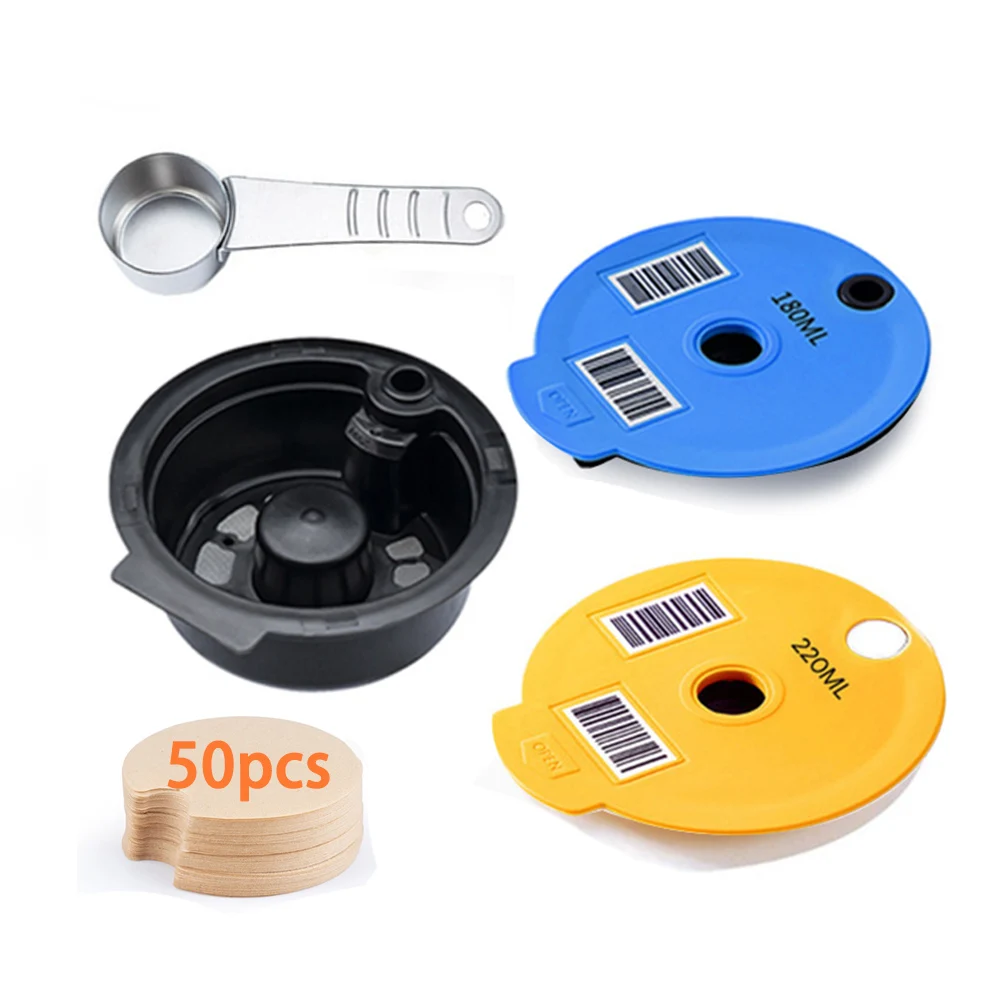 Reusable Coffee Capsule Pods - Decaffeinated Coffee for Single Serve Machines