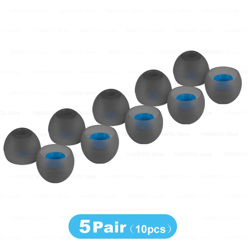 Two-Tone Silicone Earphone Tips – In-Ear Comfort Accessories
