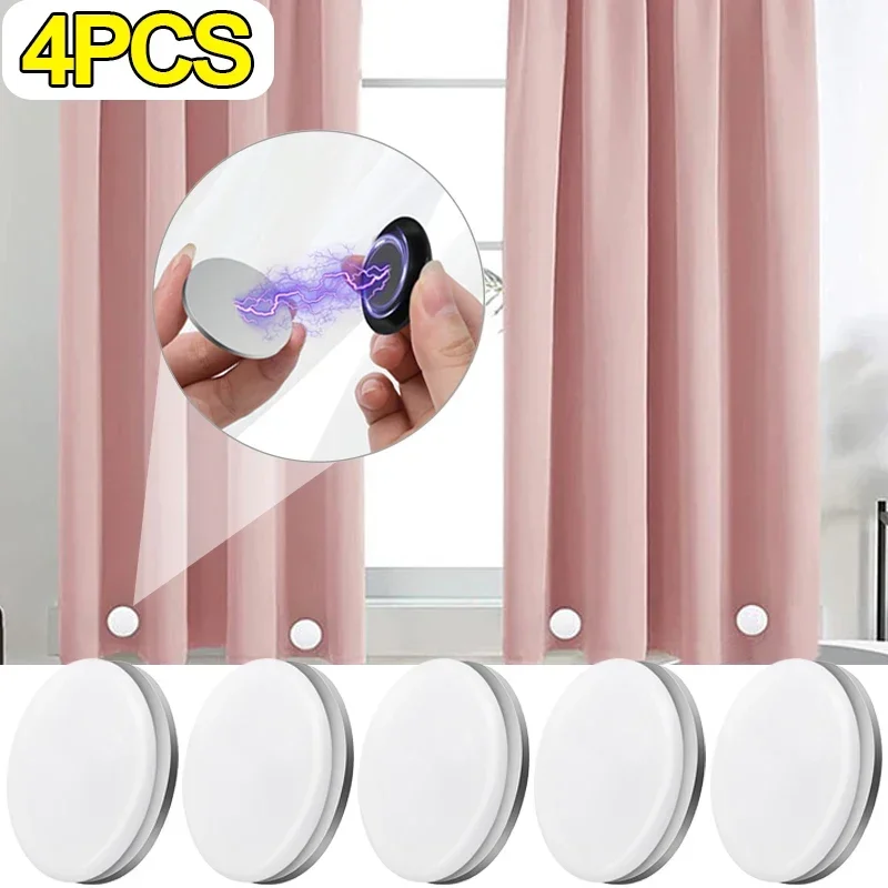 

Strong Magnetic Curtains Weights Balcony Curtains Windproof Cloth Weights Shower Curtains Magnet Buckle for Fridge Tablecloth