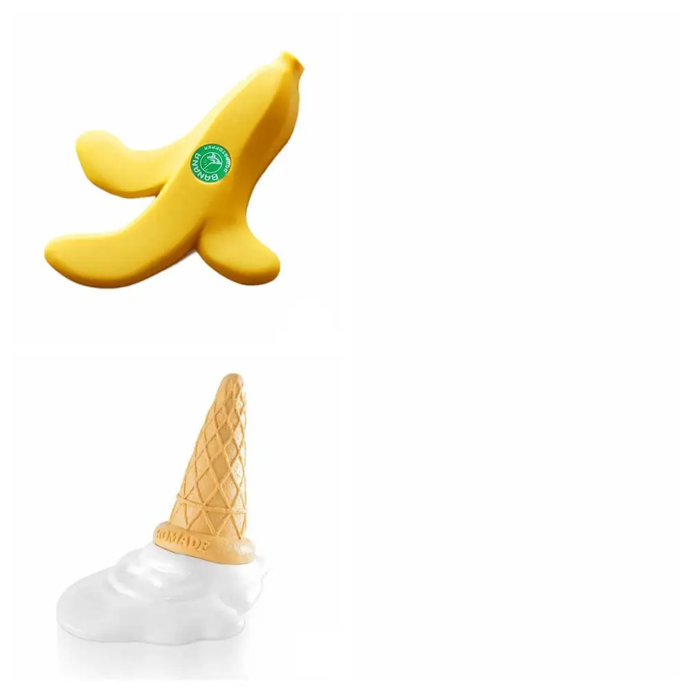 Without Punching Banana Door Stop Decorative Floor Protection Ice Cream Gate Stopper Plastic Floor Stoppers Door Wedge Home