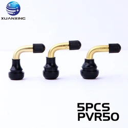 5PCS PVR50 Rubber Valve Core Electric Car Tubeless Tire Valve Battery Car Elbow Motorcycle Valve Removal Tool PVR 50