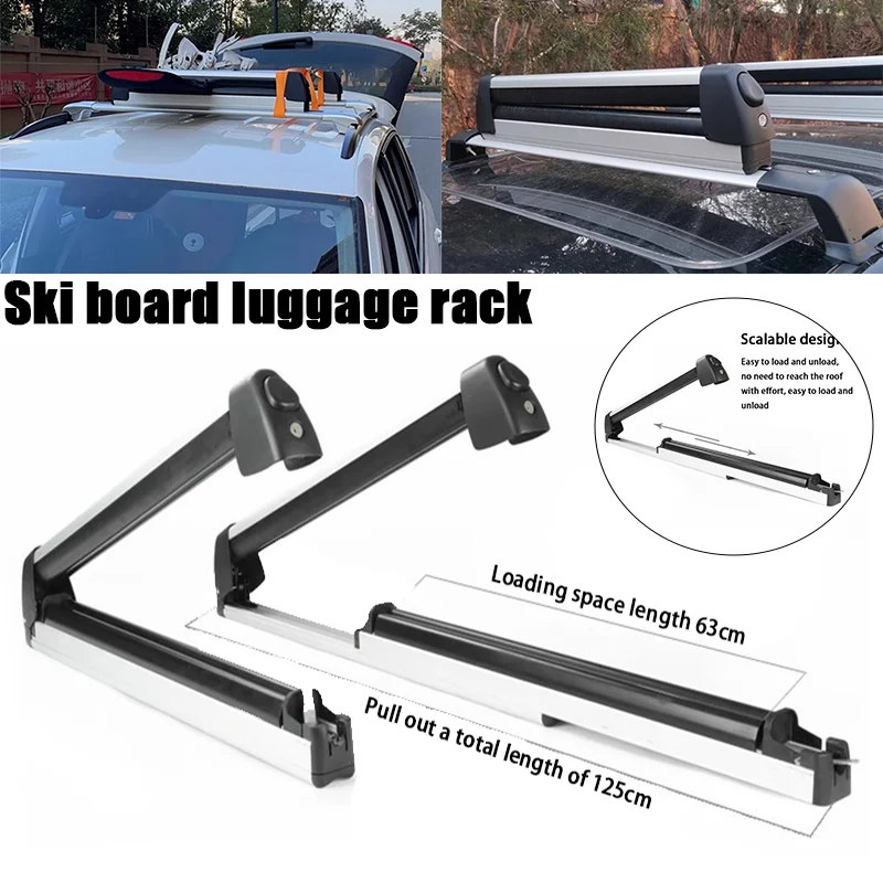 Roof Rack Cargo Carrier Rooftop Fishing Rod Carrier VEVOR