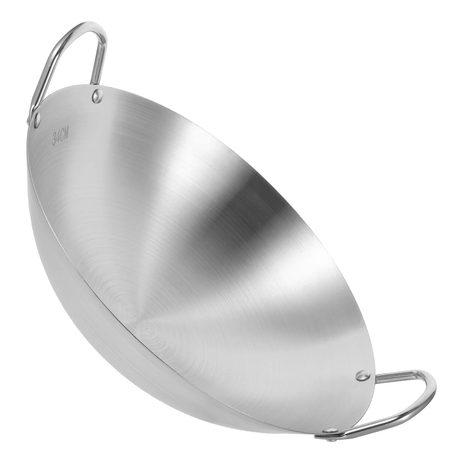 

Frying Pan Traditional Wok Chinese Wok Pan Dual Handles Wok Stir-fry Pan