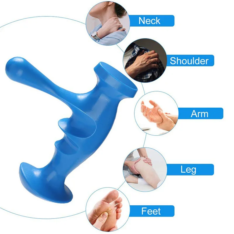 

T-shaped Point Massager Reflexology Acupuncture Stick Pain Relief Press Trigger Point Massager Foot Body Deep Tissue Relaxtion