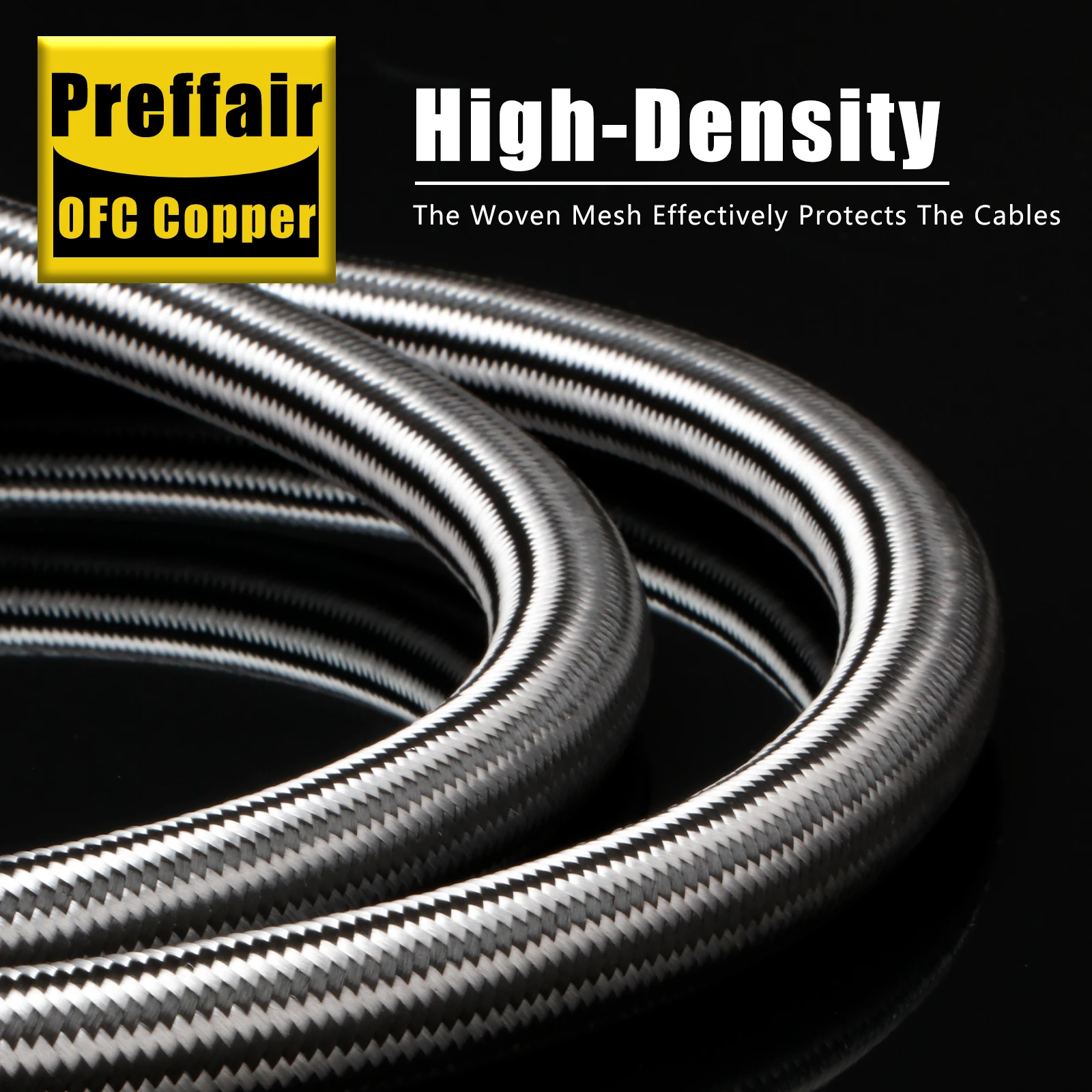 Preffair 12AWG HIFi US/AU/EU/UK AC Power Cord Audio CD Amplifier AMP Standard Power Cables