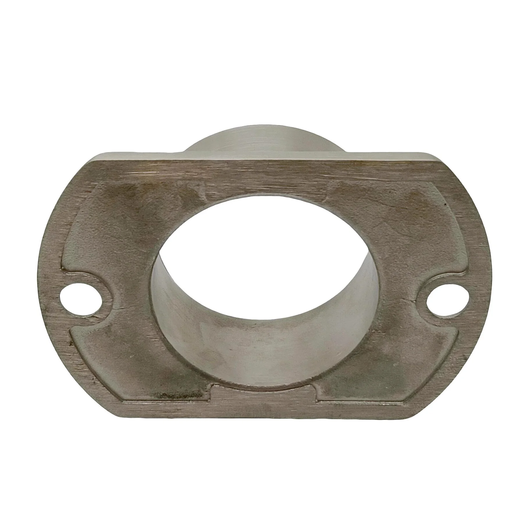 Stainless Steel 316 Satin Polished Oblong Flange Handrail Base Flange for 50.8 mm Railing