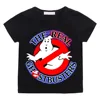 Summer Boys/Girls 4-14t Cartoon Cotton Funny Ghostbusters Game Print Cartoon Short Sleeve Children T-Shirt Animation Costumes 1