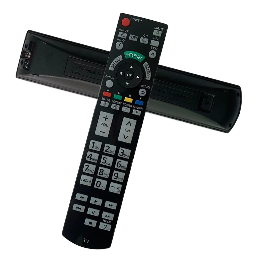Telecomando Per Panasonic Tcp50St50 Tcp55St50 Tcp60St50 Tcp65St50 Tcl42Et5 Tcl47Et5 Tcl55Et5 Muslimah 4K Hdtv