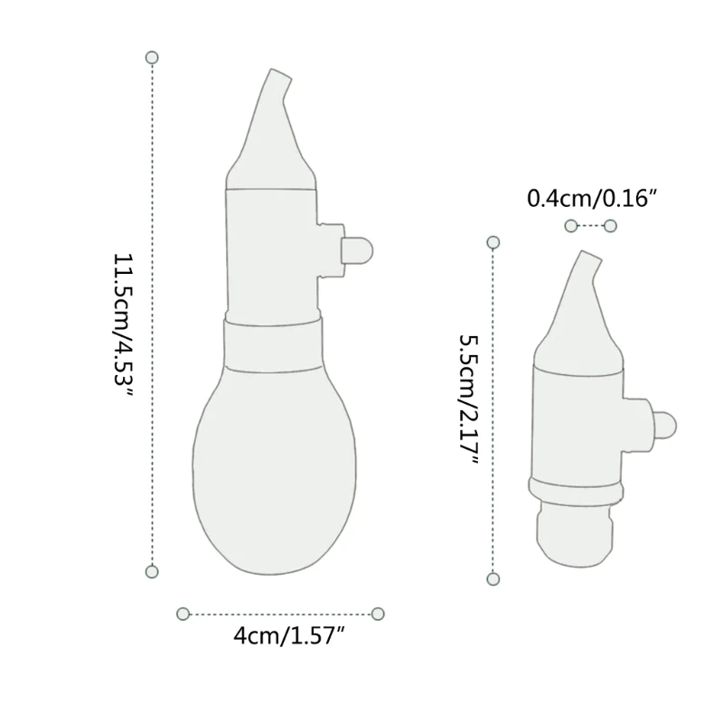 Baby Nasal Aspirator Nose Aspirator Vacuum Suction Nose Cleaner with Soft Silicone Nozzle Anti-Backflow Snot Remover