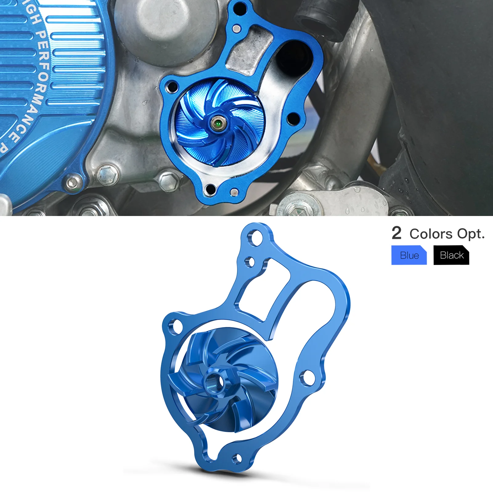 MotorcycleOversizedWaterPumpImpellerCoolerKitForYamahaYZ250