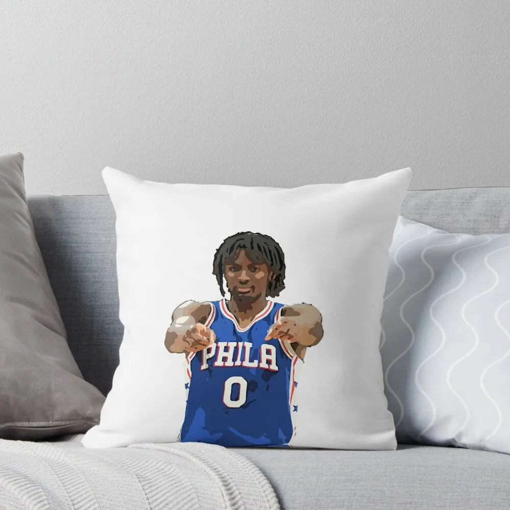 

Tyrese Maxey Throw Pillow New year Ornamental Pillow Throw Pillow