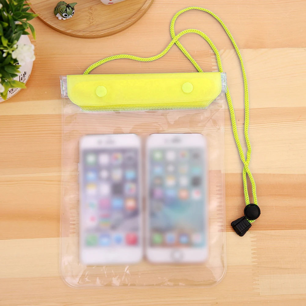 

Brand New Phone Pouch Waterproof Phone Case Pouch Underwater Universal Waterproof 1pc 28.5X17.5CM Double Dry Bags
