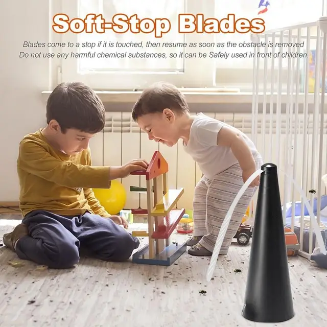 Multifunkciós Légycseppelló Automatikus Elektronikus Kártevőirtó Ventilátor Penge Szúnyogtaszító Légyhibák Taszító Élelmiszervédő - Image 4