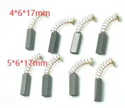 

10pcs Carbon Brush 4*6*17mm,5*6*17mm apply for Power Feeder,electronic automatic feeder Brush,milling machine accessories
