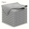 5/15Pcs Microfiber Car Towel Absorbent Kitchen Towel Quick Drying Cleaning Cloth Rags Home Cleaning Tools for Bath &Car Care 1