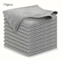 5/15Pcs Microfiber Car Towel Absorbent Kitchen Towel Quick Drying Cleaning Cloth Rags Home Cleaning Tools for Bath &Car Care 1