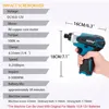 Hormy Compact 12V Electric Screwdriver 2500RPM 100N.m Cordless Impact Screw Driver Motor Compatible For Makita 10.8V Battery 4