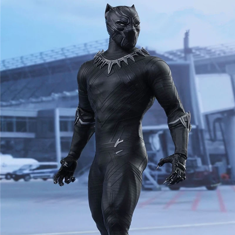 

Marvel Avengers Movie Black Panther Character Characters 1/10 Handpiece Decoration PVC Sculpture Series Model Toys Gift HotToys