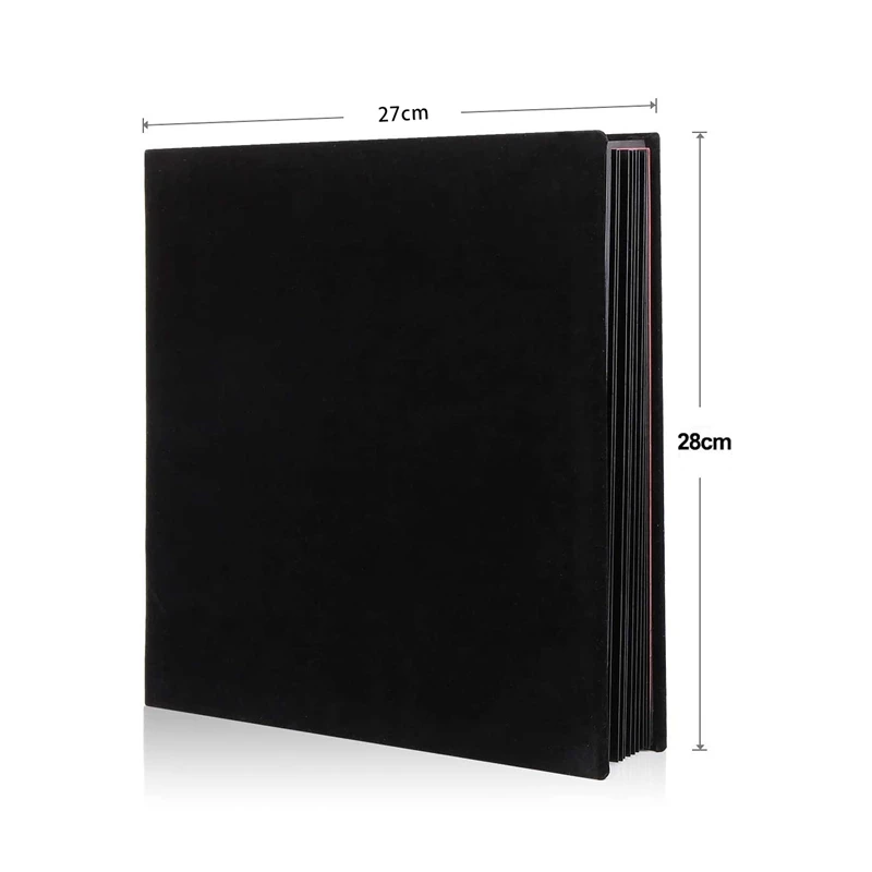 Photo Album Scrapbook Velvet Cover Thick Pages With Protective Film Save Images Permanently Memory Book Gift Choice