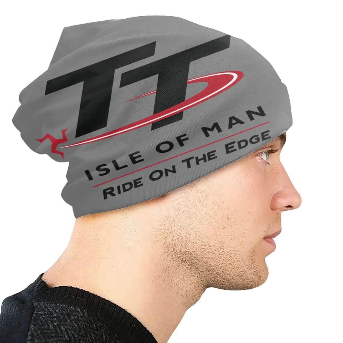Isle Of Man TT Skullies Beanies Caps Cool Winter Warm Women Men Knitting Hat Unisex Adult Motorcycle Bonnet Hats