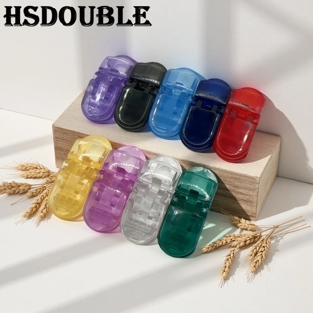 15개의 다양한 색상의 HSDOUBLE 헤비듀티 플라스틱 클립, 사무용 문서 ..