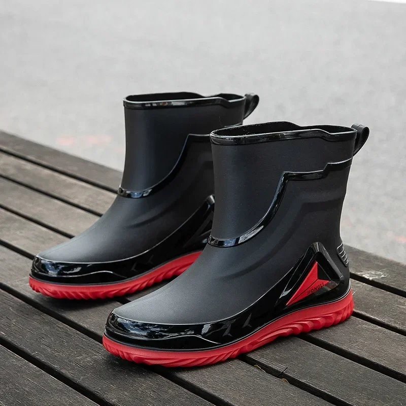 Botas De Chuva Masculina SUREWAY - Antiderrapante Impermeável Pesca