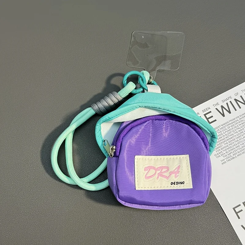 1 Stück Silikon-Schlüsselanhänger-Geldbörse, abnehmbarer Handschlaufe-Kartenhalter für Rucksäcke, Geldbörsen, buntes Geschenk für Männer und Frauen – Detail 12