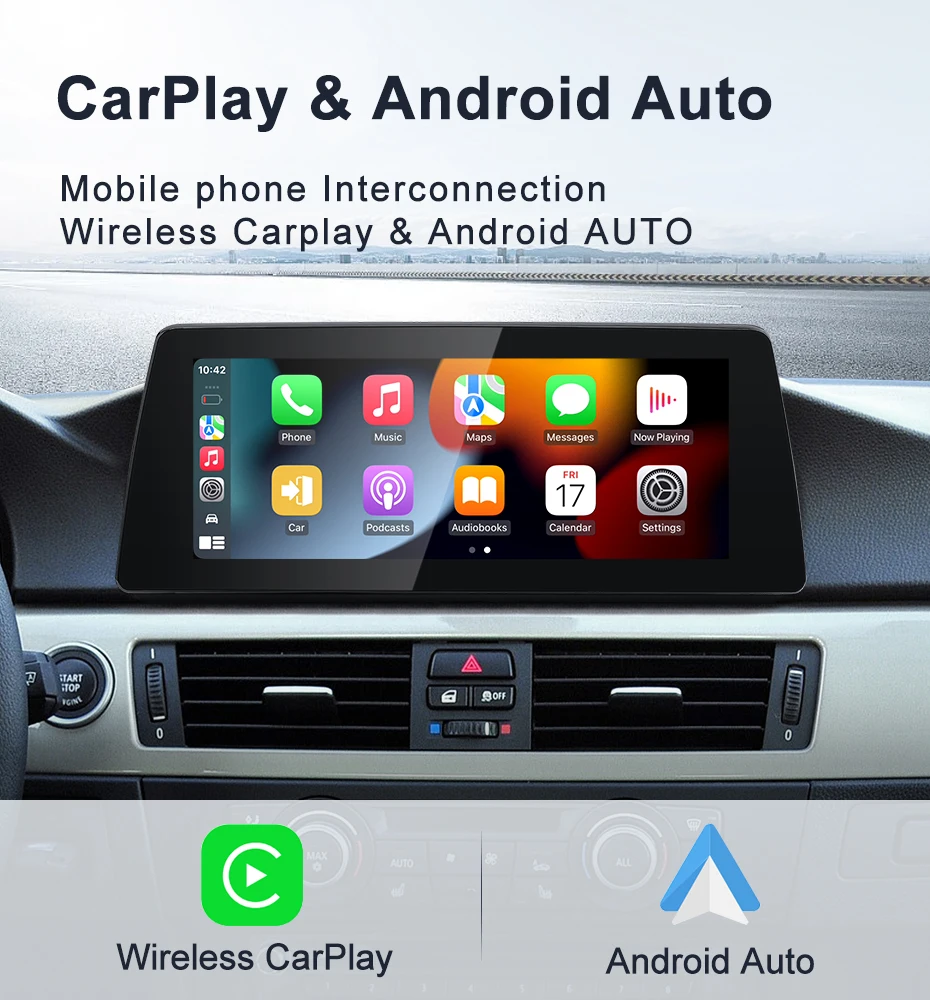STWE Qualcomm Snapdragon 6125 665 10.25inch 8Core Android14 For BMW 3Series E90
